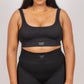 Seamless High Waisted Shorts in Black