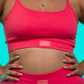 Seamless Sports Bra in Coral Pink